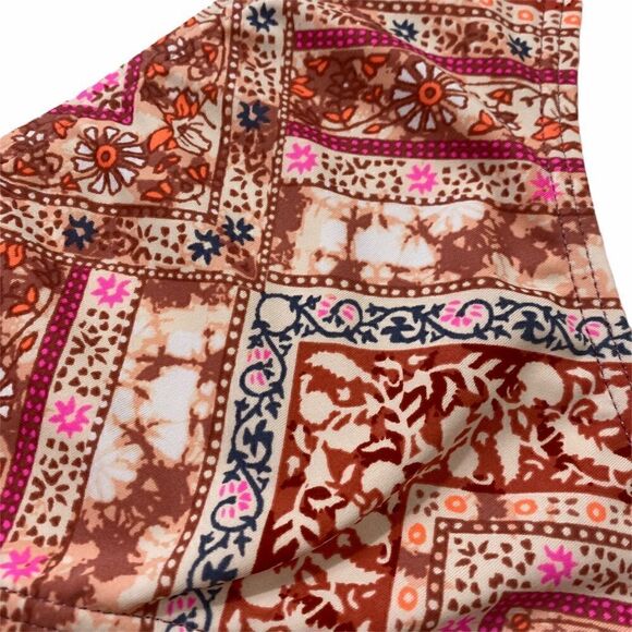 NWT Xhilaration Pink Boho Strappy Hipster Bikini - Picture 4 of 11